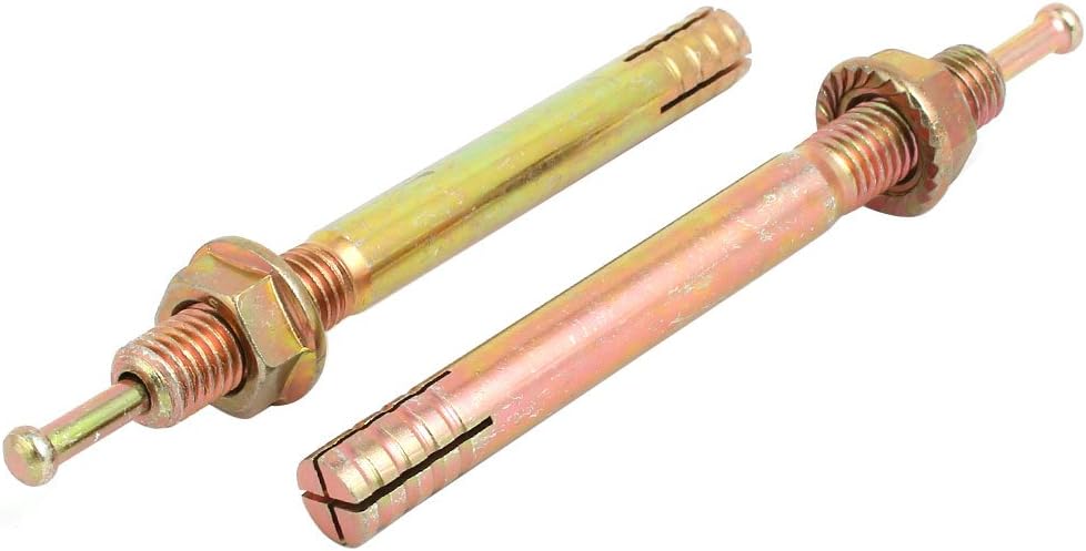 M12 x Fastener 120mm Zinc Plated Hammer Drive Anchor Expansion Bolt Fastener 8pcs Model:69as260qo19