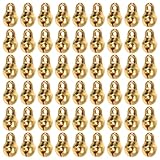 FUTUREORYY 5mmミニベル 100個 銅製工芸品用小型吊り下げチャーム レトロデザイン Diyジュエリー作りネックレスチャーム 女の子向けクラフトアクセサリー イベント装飾用