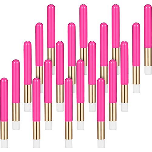Brosse extensions de cils rose rouge pour routine beauté - 7