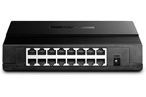 TP-Link 16 Port Fast Gigabit Switch, Plug and Play,Unmanaged Network Switch, Desktop...
