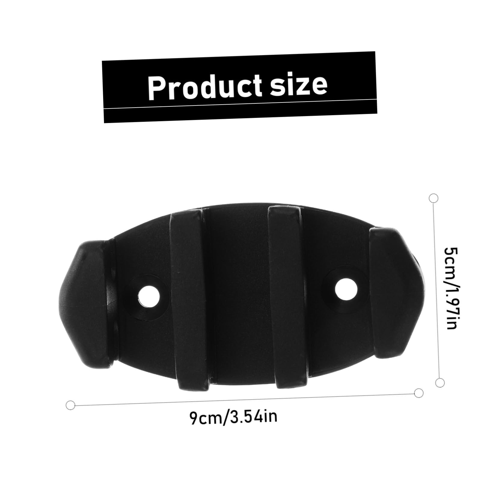 Yardwe 2pcs Kayaks Cleat Marine Grade Nylon Fixings Boat Accessory Screws for Kayak Anchor