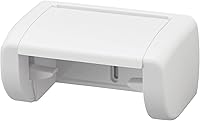 Vista 1 de SANEI W3730 One-Touch Paper Holder, One-Touch Replacement, Supports Coreless Papers, Wood Screws and Plugs, White
