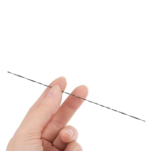 Miniatura 5 de 5 hojas de sierra de desplazamiento de 0.039 in de ancho, acero de alto carbono, aserrado curvado con dientes en espiral para corte de plástico de