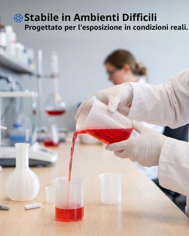 Inslogic Filamento PP 1,75 mm per Stampa 3D (Polipropilene), Semi-Flessibile e Ultra-Risistente, Sicuro per il Contatto con gli Alimenti, Bobina Sgabinabile da 0,8 kg, Colore Naturale