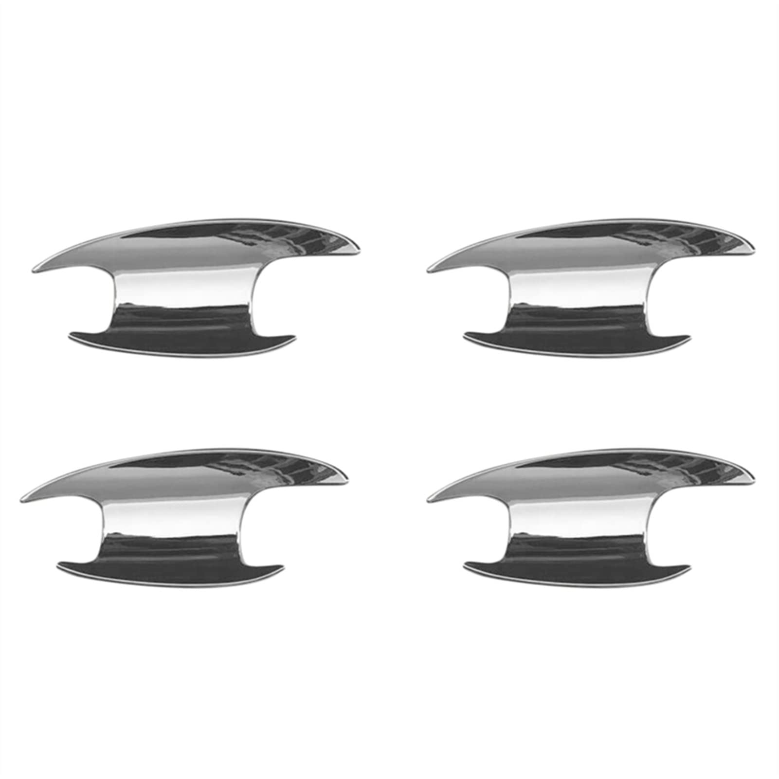 RINKTEEA Exterior Car Door Handle for Benz C-Class W206 2022 Car Outer Door Handle Bowl Protection Cover Trim Sticker Chrome