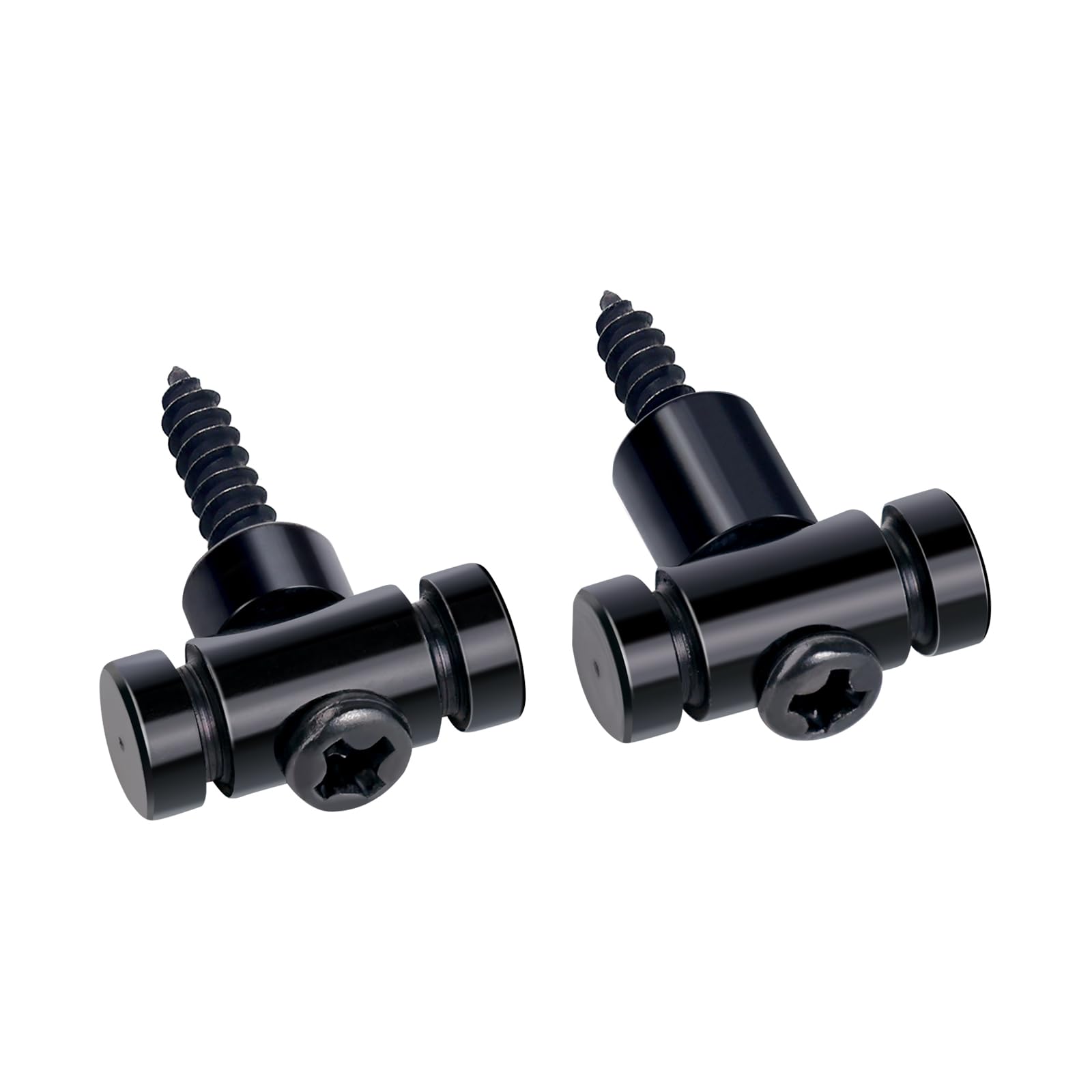 Banworks Guitar Roller String Tree Roller String Guides Retainer for Tele Telecaster Strat Stratocaster ST Electric Guitar Pack of 2 JT/YXK-04 Black - Image 4