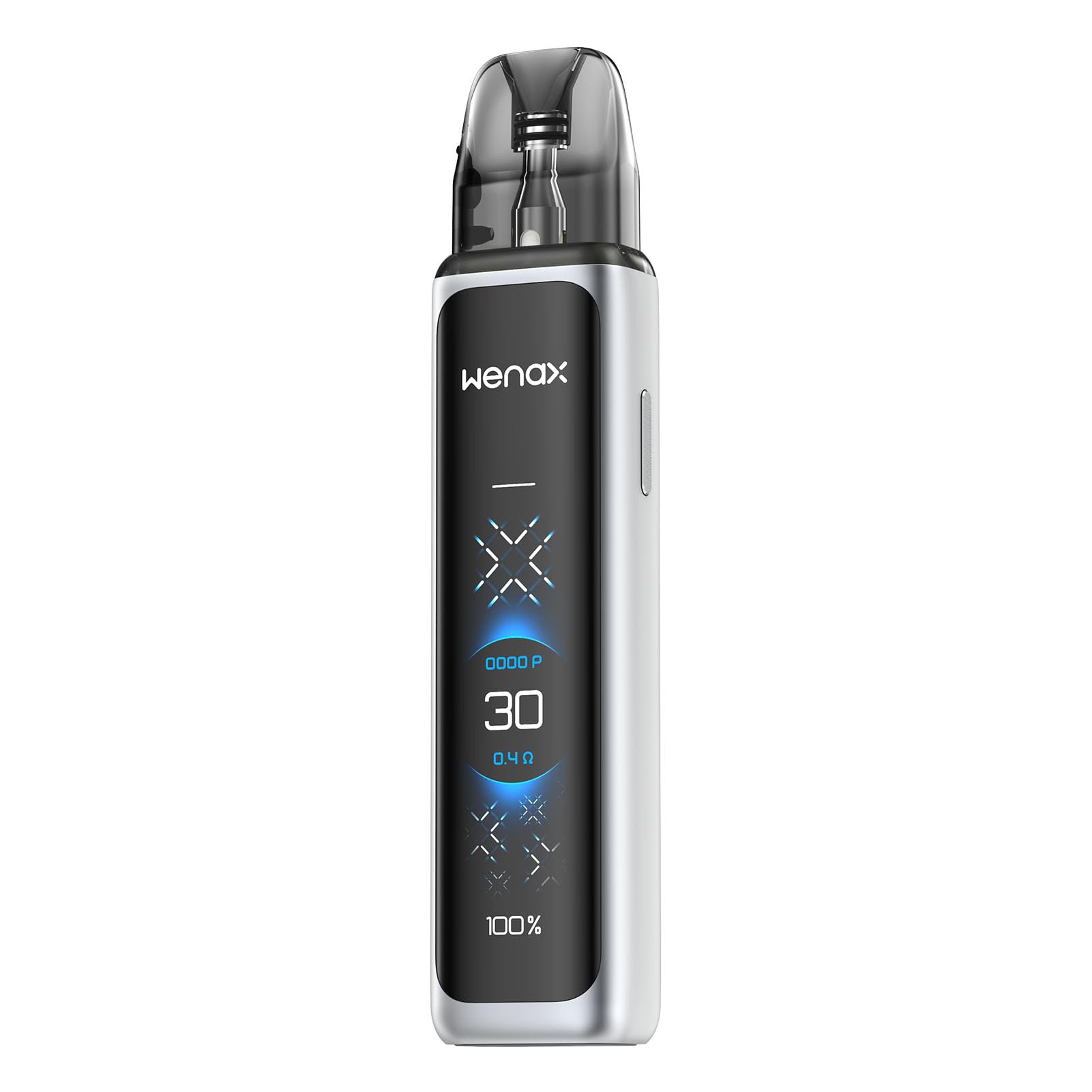 GEEKVAPE Wenax Q Ultra Kit Built in 1300 mAh batteria, con cartuccia 3ML Q  Pod 0.4/0.8ohm Vaporizzatore per sigarette elettroniche, schermo touch da  2.51 pollici,No Nicotine(Argento smerigliato) : Amazon.it: Elettronica