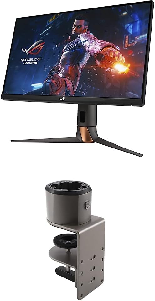 Amazon.com: ASUS ROG Swift Gaming Monitor + ROG Monitor Desk Mount Kit ...