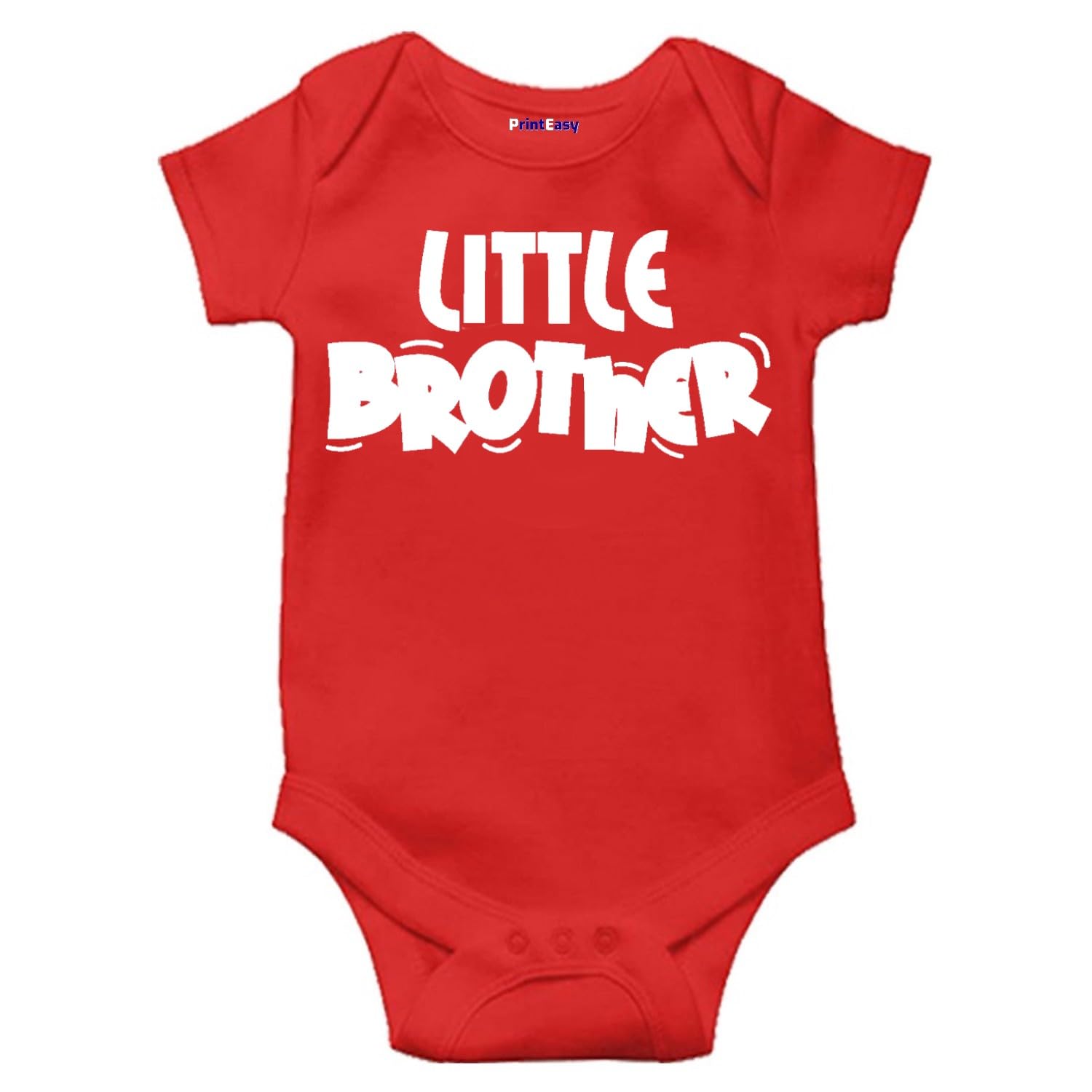 Little Brother Printed Smooth Cotton Romper for Baby Boys & Girls D-278-image-21
