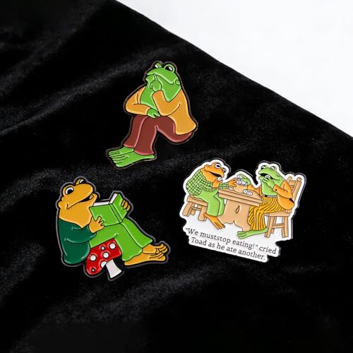 Image of Funny Animal Enamel Pins Set Corgi Frog Goose Cat Themed Badge Pins for Backpack Novelty Lapel Pins for Clothes Cartoon Brooches for Hats Bags Jackets