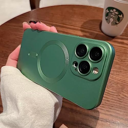 Coque de téléphone à charge sans fil magnétique protégeant l'objectif iPhone 14 Pro