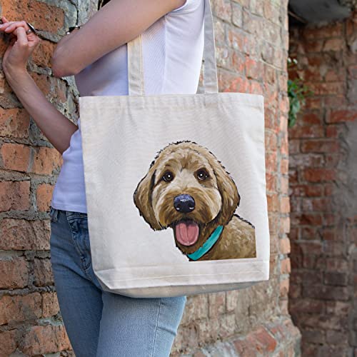 Bolso Tote Goldendoodle miniatura 2