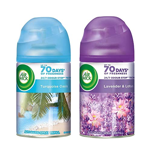 Airwick Freshmatic Lavender & Lotus and Turquoise Oasis Air Freshener