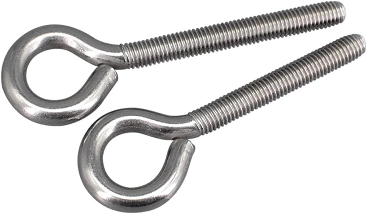 Bullone ad occhiello in acciaio inossidabile, Gancio chiuso a occhiello in acciaio inossidabile 304 con anello e vite di sollevamento(5pcs M3X25)