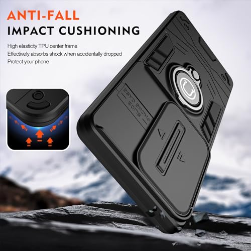 Protection Tecno Camon 50 4G robuste noire anti-chute pour activités extérieures