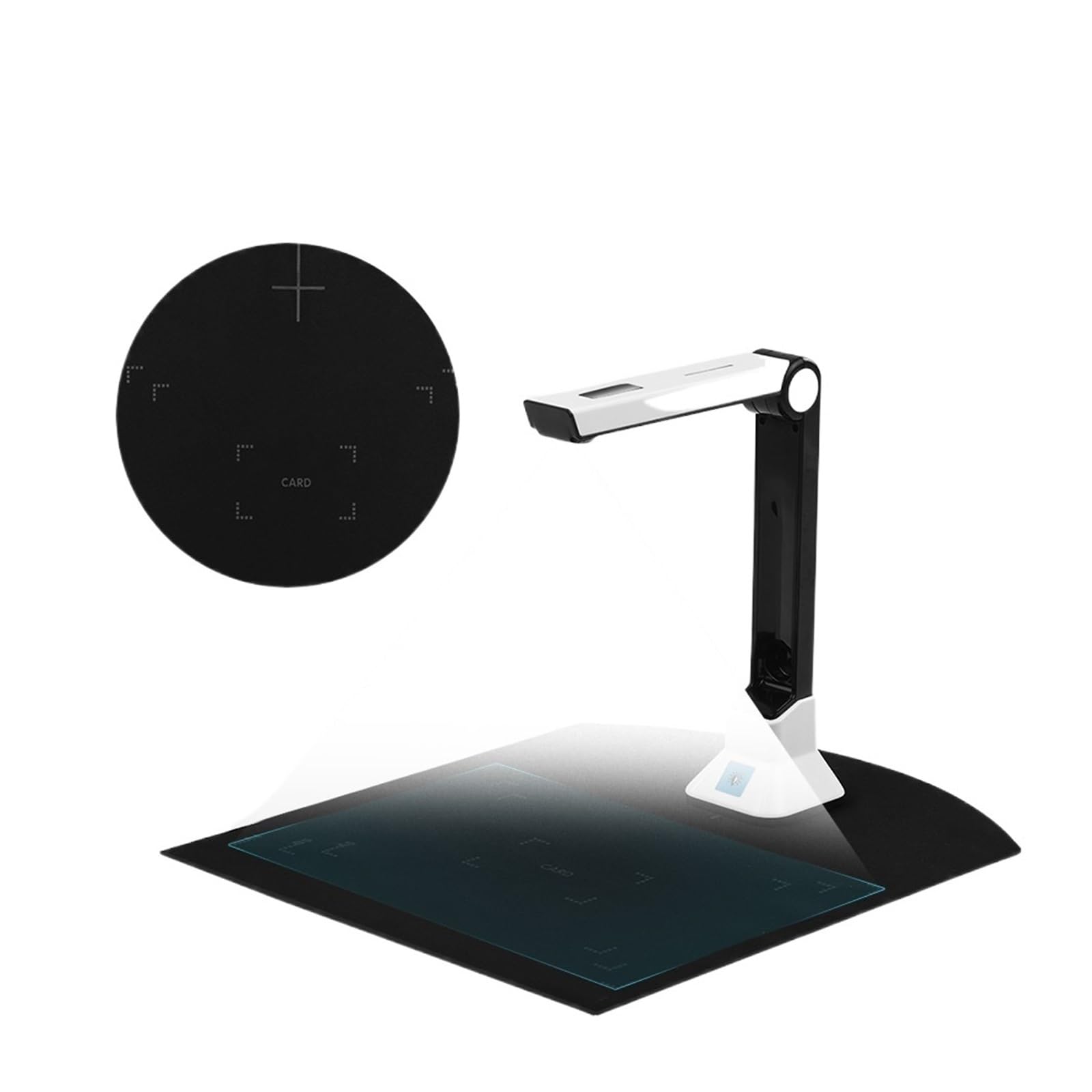 Document Scanner, BK50 Portable 10 Mega-Pixel High Definition Book Scanner, Capture Size A4 Document Camera for File Recognition Scanner