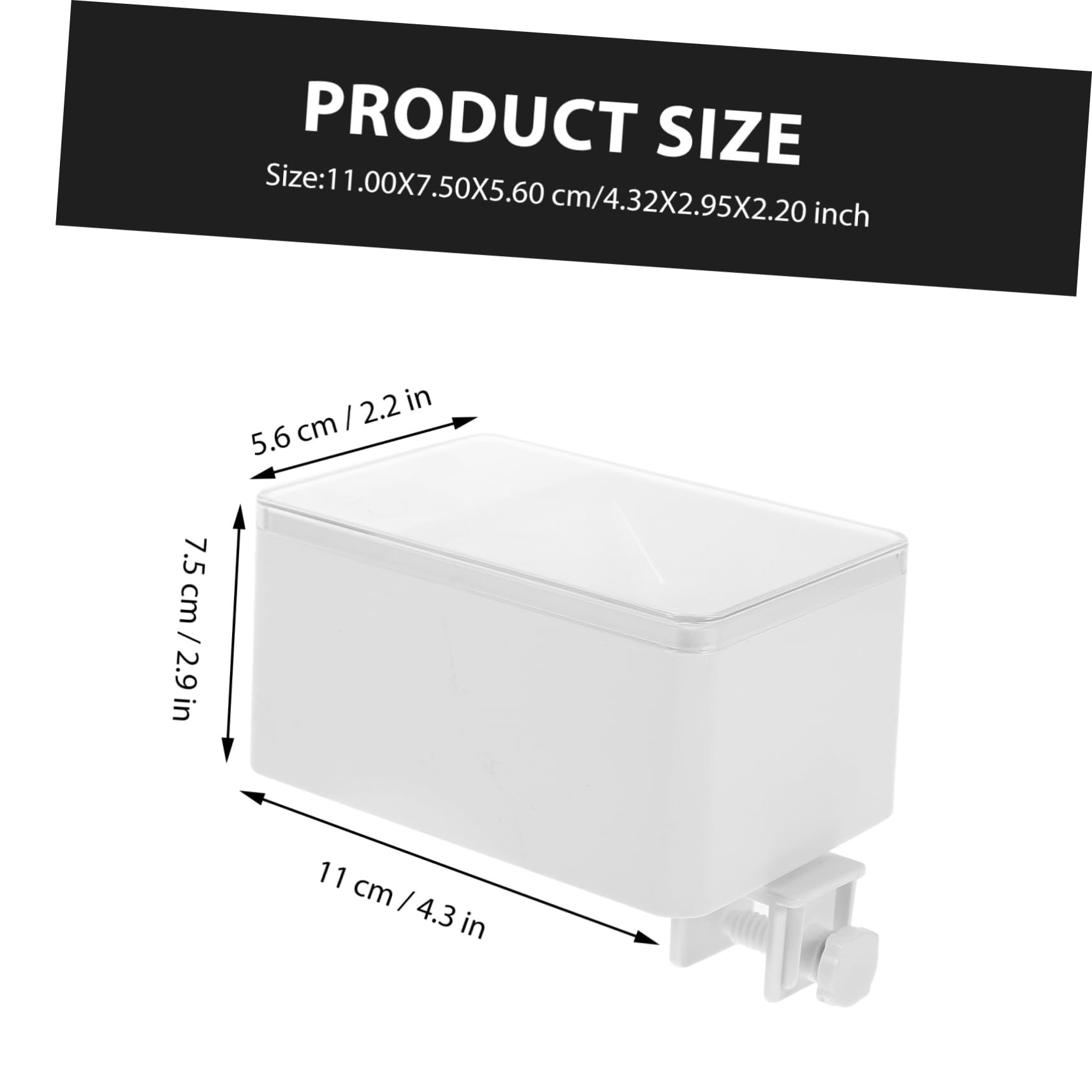 HAPINARY Automatic Fish Feeder for Aquarium 1 Set Mini Feeder Large Capacity Fish Tank Supplies Plastic Not for Flakes or Sticks