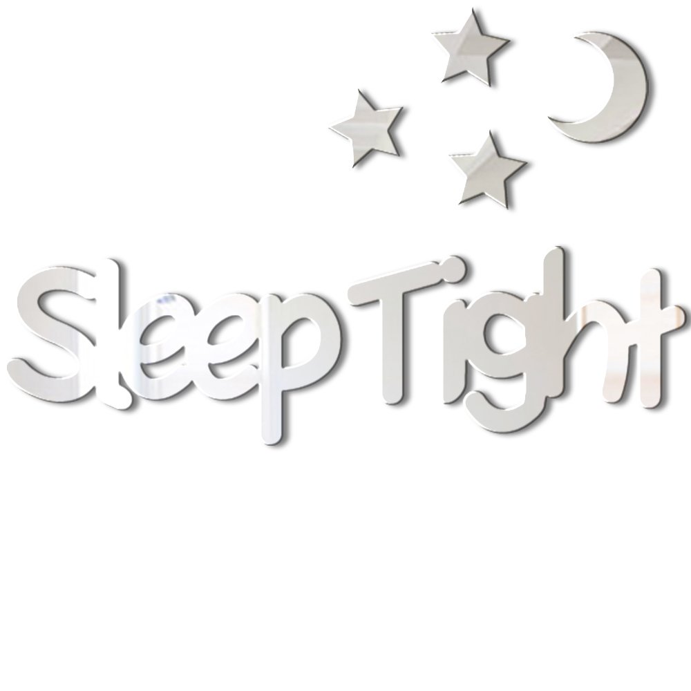 Mungai Mirrors 0249 Sleep Tight Acrylic Mirror, 60cm, 60 cm