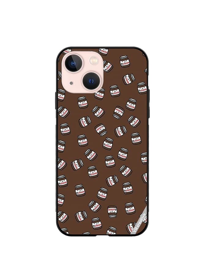 VR CreativeProtective Case Cover For Apple Iphone 13 Nutella Design Multicolour