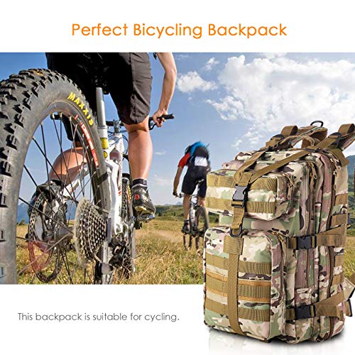 SHANNA Military Backpack, Tactical Backpack, 35L Army Backpack, MOLLE Assault Pack, Tactical Combat Backpack for Outdoors, Hiking, Camping, Trekking, Fishing, Hunting - Image 6
