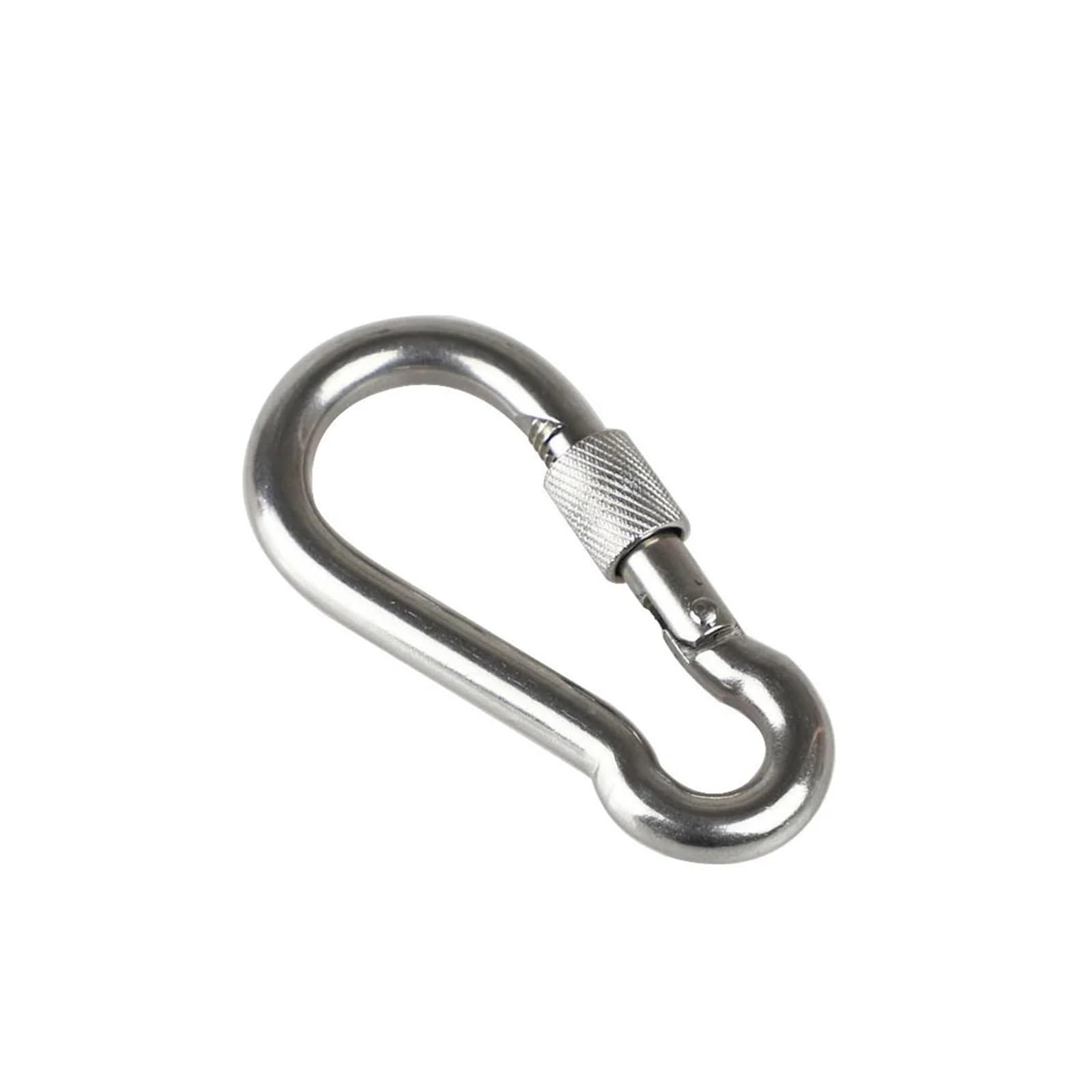 304 SS Schraubverschluss-Karabinerhaken, 5er-Pack | Schnellverbindungsglied, Größen M5–M8, Federverschluss, for Rigging und Lanyards(8mm-5pcs)