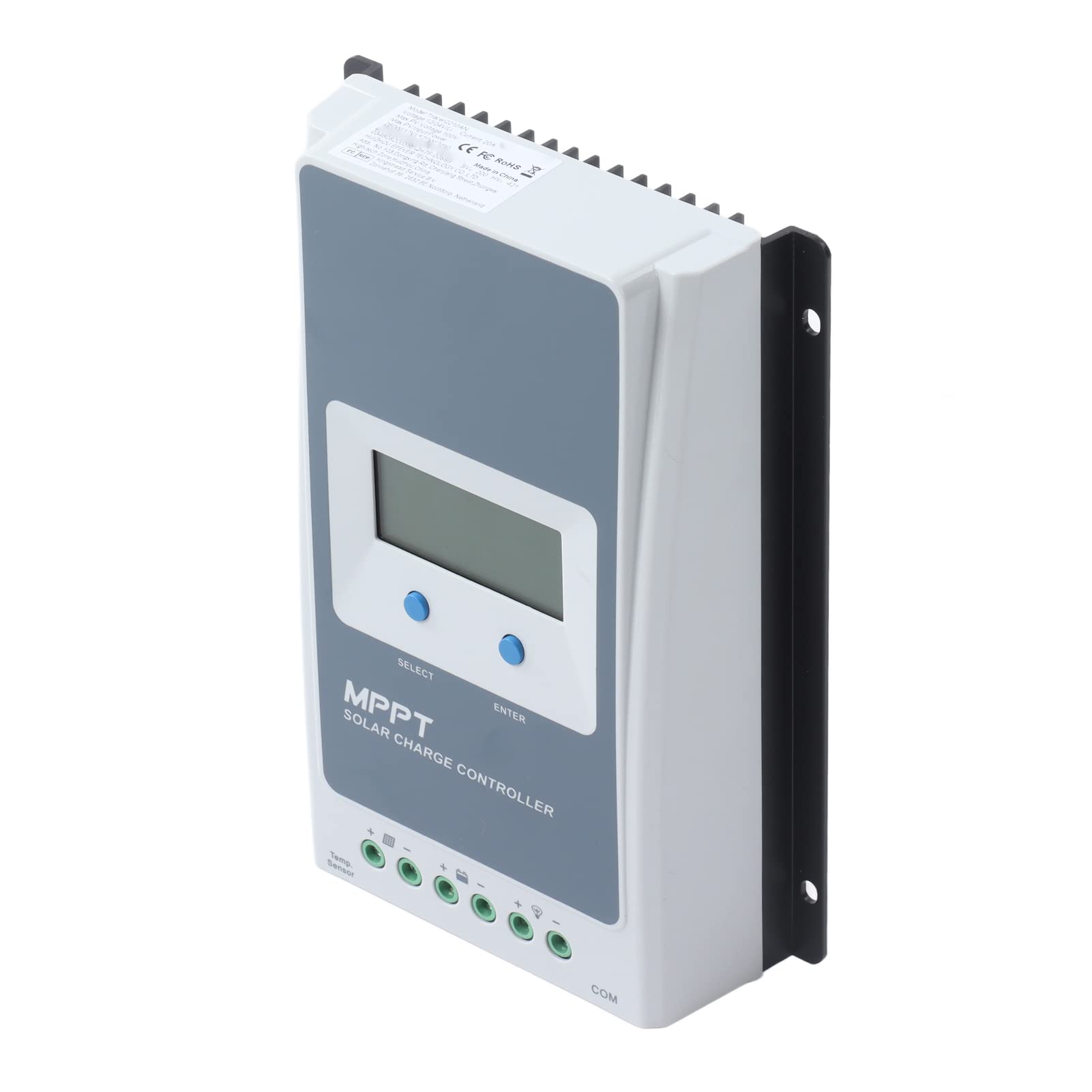 Keenso Contrôleur de Charge Solaire MPPT 20A pour Systèmes 12V 24V