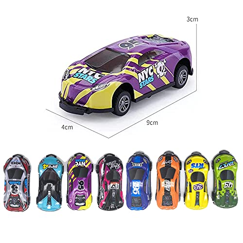 Stunt spielzeugauto -360° drehbares spielzeugautos, Springendes Trägheits, Legierung zurückziehen Katapult, Kreativität Mini Auto Modelle Spielpreise für Kinder Jungen -zufällige