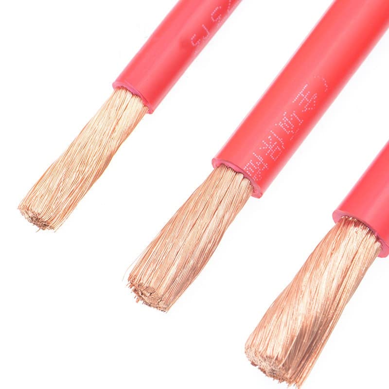 Schwarzes, einadriges, Flexibles Kupferkabel mit PVC-Ummantelung RV 22 20 18 17 15 13 11 9 7 AWG Verlängerungskabel for elektronische Signalleitungen (Size : 10 Meters, Color : 7 AWG 10MM)