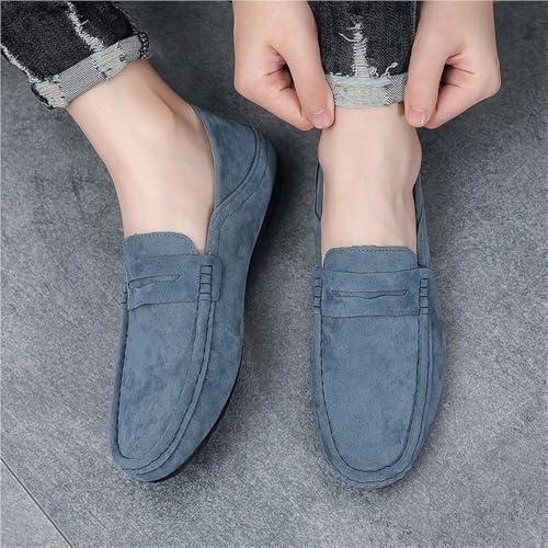 Mens Comfortable Loafers Shoes for Business Casual Office Work Wedding Lightweight Anti-Slip Walking Slip On3