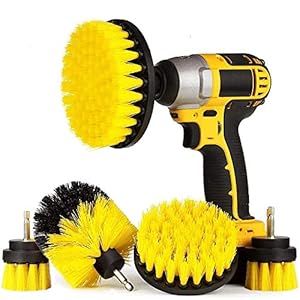 Drill Brushes Brush Attachment – 5 Pack Electric Drill Brush Kit – Great for Pool Tile, Bathroom Toilet, Ceramic Marble…