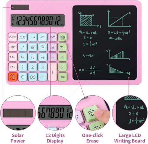 WINN EXIM 2-in-1 Calculator with LCD Writing Pad - Image 7