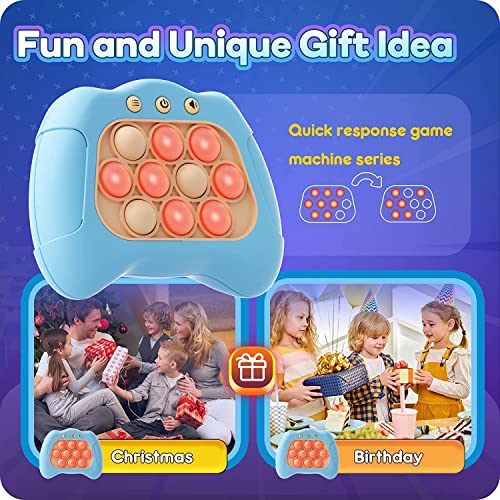 UOXOO Handheld Electronic Pop Game Toy for Kids 6-12, Sensory Fidget Toy for Boys Ages 8-12, Birthday Gifts for 6 7 8 9 10-12 Year Old Kids & Teens - Autism Toys and Easter Basket Stuffers - Image 7