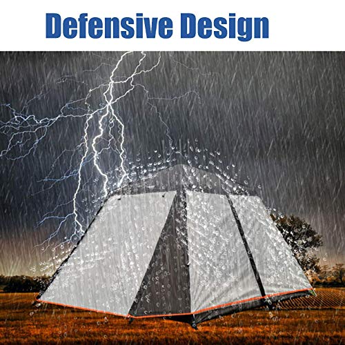 Carpa para hombre impermeable para 3-4 personas miniatura 3