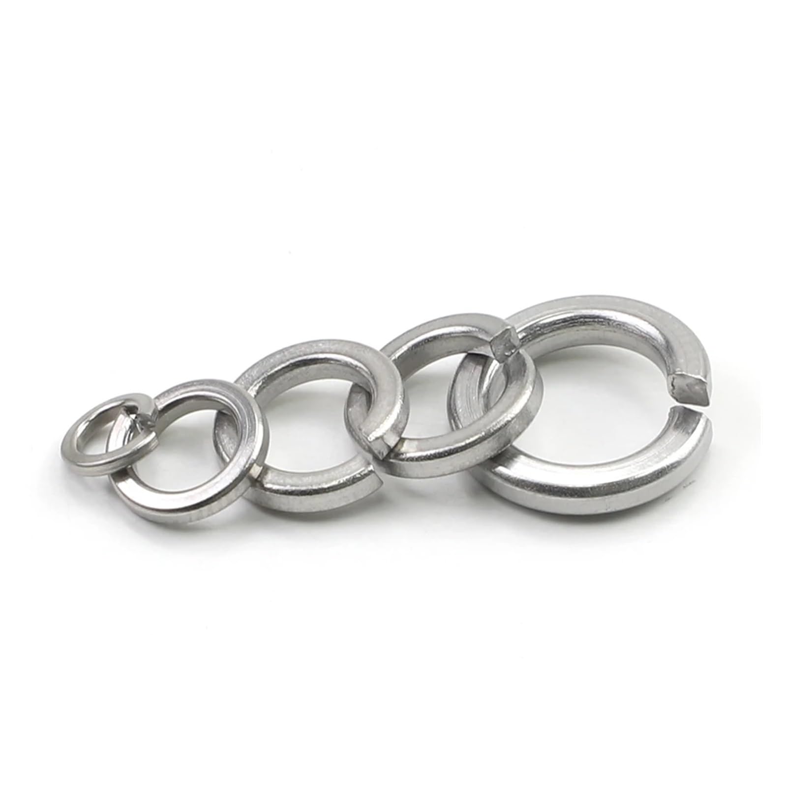 Federringe, Geteilte Sicherungsscheiben aus Edelstahl, mehrere Größen M2-M30 | M18 10pcs