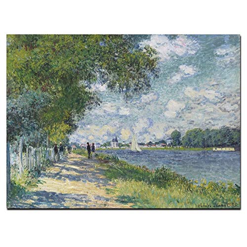 Toile imprimée Claude Monet avec cadre pour habiller un grand mur vide