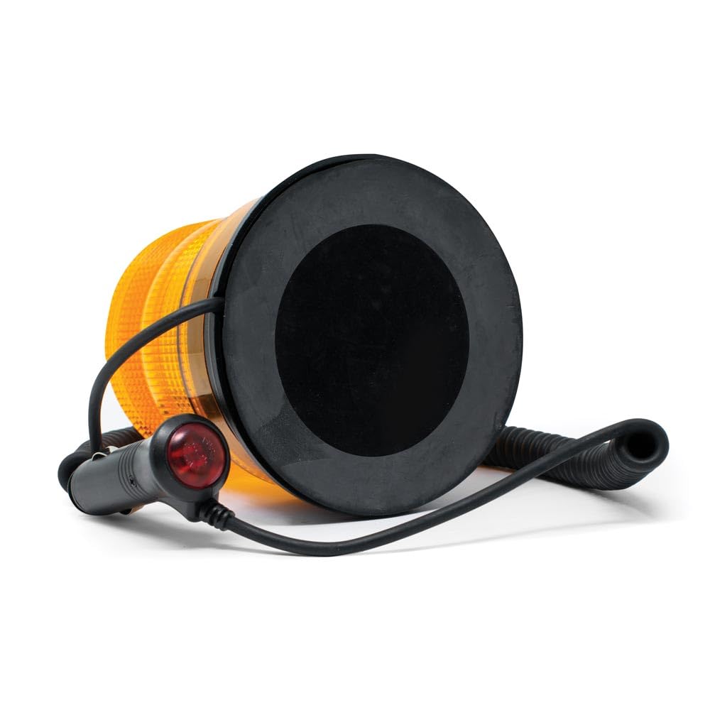 60AMAG Magnet Mounted Snow PLOW Emergency Amber LED Strobe Beacon Warning Light