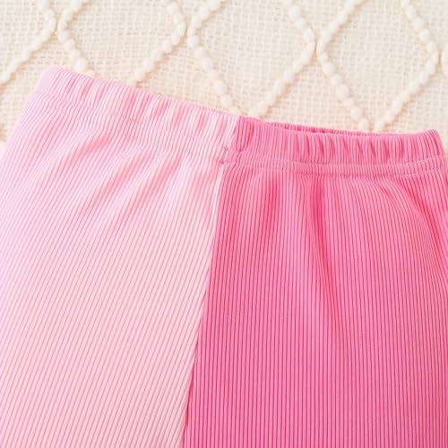 Conjunto de duas roupas para bebês e meninas, blusa rodada, estampa M, mangas curtas, meninas, menin