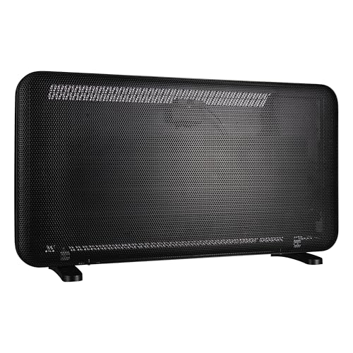 TCP 2000W 2-in-1 Convection and Infrared Panel Heater Black, Fast Heating, Slim Design, Digital...