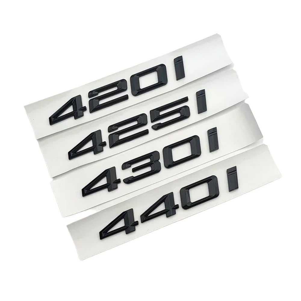 Remplacer logo de coffre usé par un monogramme noir pour BMW F32 425i