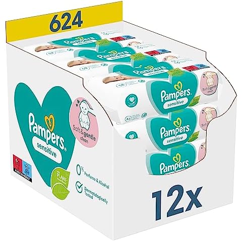 Lingettes Pampers Bébé Sensitive Cover