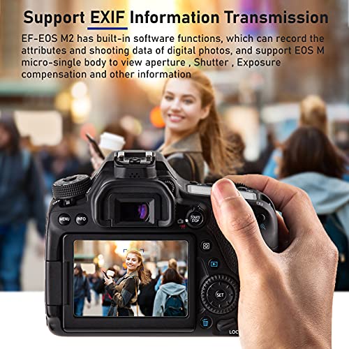Image of VILTROX EF-EOS M2 Lens Adapter Reducer Speed Booster 0.71x Auto Focus EF to EFM Lens Mount Adapter Compatible with Canon EF Lens to EF-M Mount Mirrorless Camera EOS M M2 M3 M5 M6 M10 M50 M100