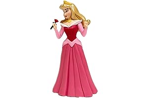 Enthralling Sleeping Beauty Aurora & Rose Cake Topper Figurine