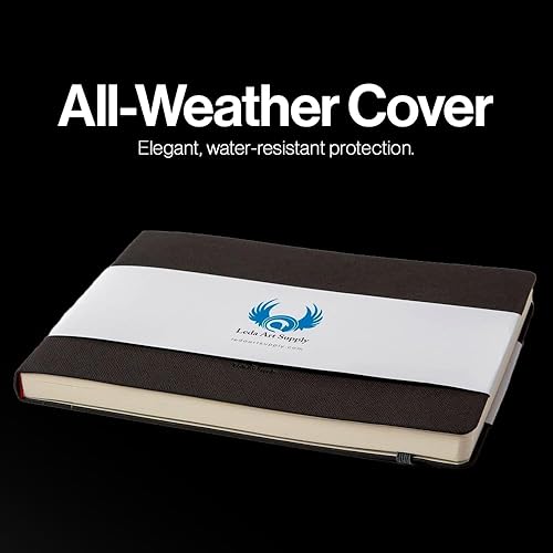 Miniatura 2 de Cuaderno de bocetos con forma de paisaje, 8.25 x 5.5 pulgadas, libro de bocetos plano y flexible para artistas, ideal para tinta, acuarela,