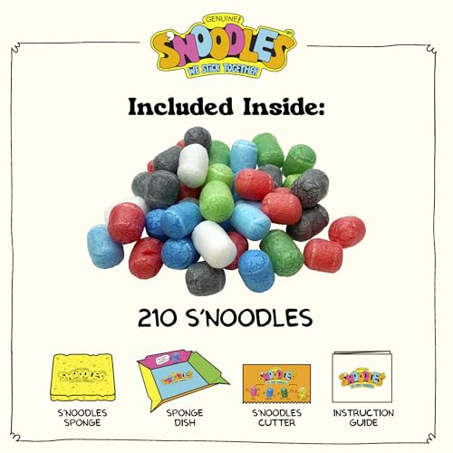Image of Schylling S'Noodles - Creative Building Craft Kit - Just Add Water - Ages 4 and Up - One Kit