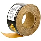 Dura-Gold Premium 150 Grit Gold PSA Longboard Sandpaper 20 Yard Long Continuous Roll, 2-3/4" Wide - Self Adhesive Stickyback Sandpaper for Automotive, Woodworking Air File Sanders, Hand Sanding Blocks
