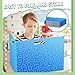 Yuntau 30 Pack Plastic Desk Dividers for Students, Durable Waterproof Testing Dividers Bulk Easy to Clean Trifold Privacy Folder Boards for Kindergarten Elementary School Office Study (Gradient Swirl)