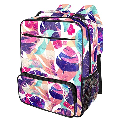 Sac à dos d'école ergonomique multicolore à bretelles réglables