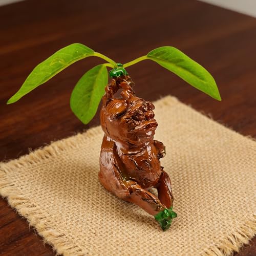 Estatua de resina Mandrake para decoración miniatura 7