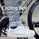 YKNIUFLY Hosenklammer Fahrrad, fahrrad hosenklammer Mit Gummizug und Jack, hosenschutz fahrrad mit Reflektierende Punkte, Elastisch hosenband fahrrad, für Radfahren, Jogging, Wandern (Gelb Grau)
