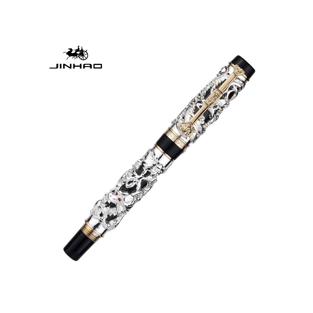 Amazon | 高級万年筆ドラゴンとフェニックス中国Classical 18 KGP Nib